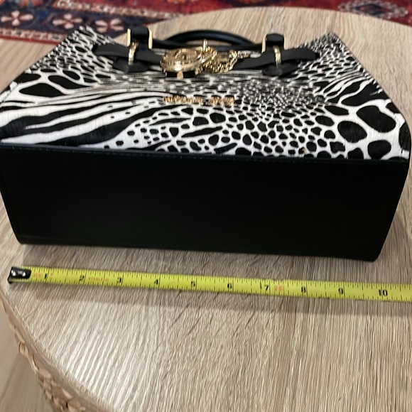 NEW Michael Kors Hamilton Animal Print Satchel and Wallet - Picture 9 of 16